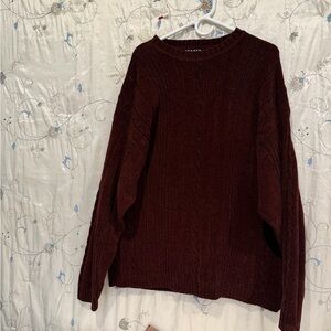 Adidas Maroon Knit Sweater